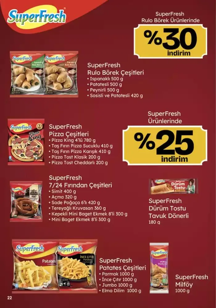 Katalog Migros katalog 25 Ekim - 8 Kasım 2024 - aktüel Sayfa 22