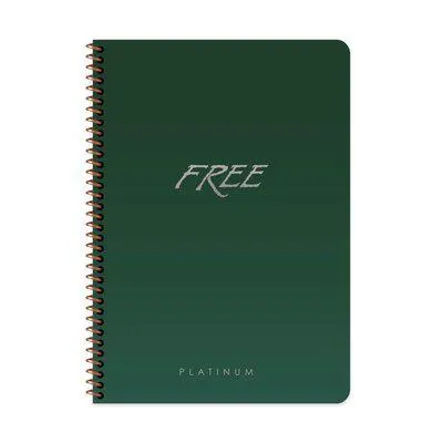 Keskin A4 80 Yaprak Kareli PP Kapak Free Platinum Def