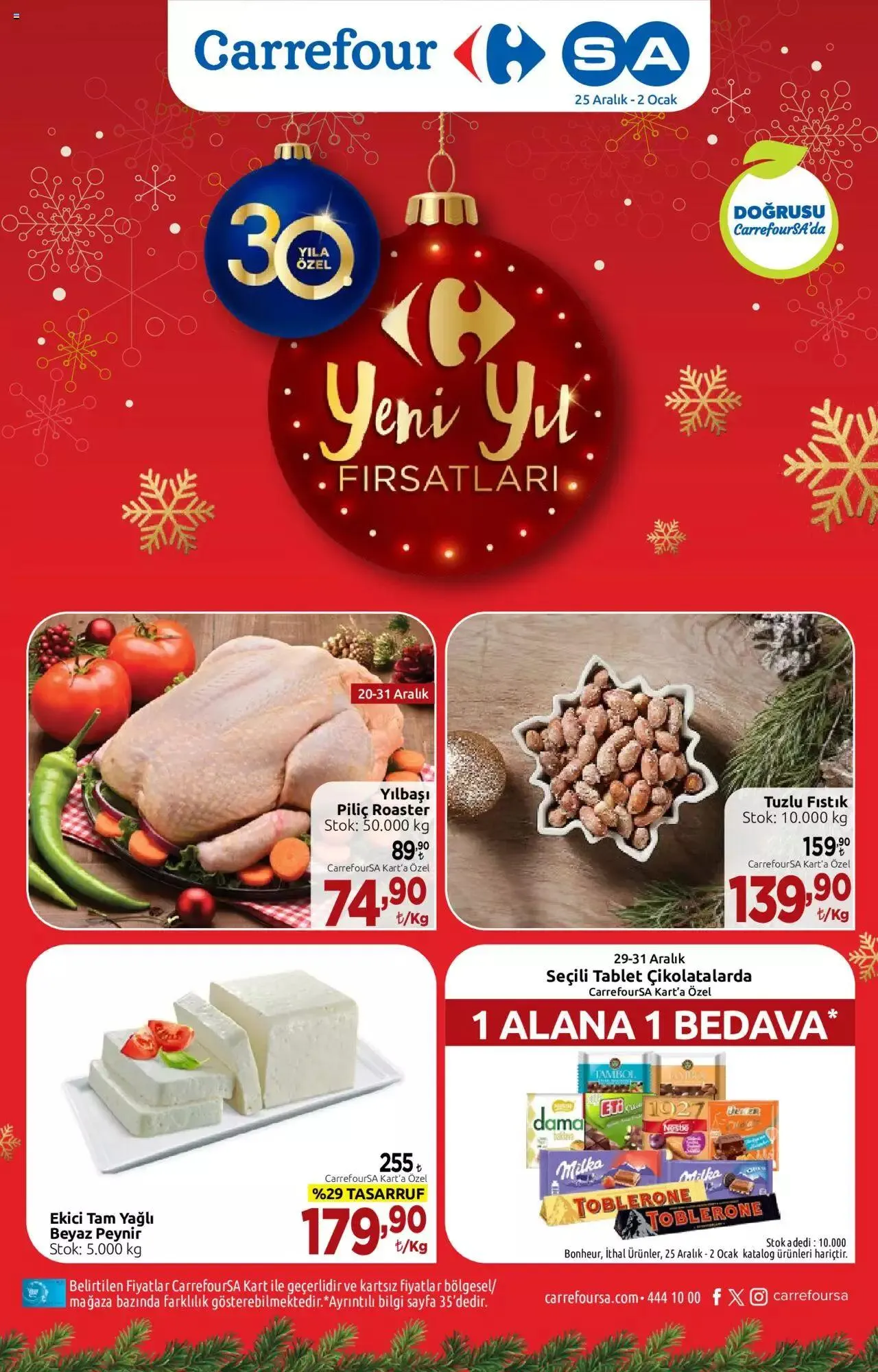 Katalog CarrefourSA Katalog 25 Aralık - 2 Ocak 2024 - aktüel Sayfa 1