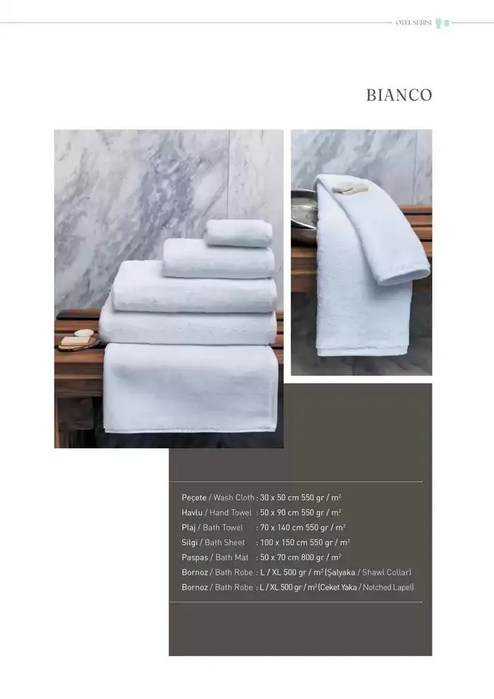 Katalog OTEL VE SPA TEKSTILI 2025 KOLEKSIYONU 8 Ocak - 31 Aralık 2025 - aktüel Sayfa 5