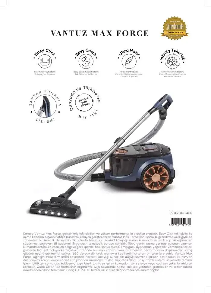 Katalog Küçük Ev Aletleri İlkbahar 30 Ekim - 31 Aralık 2024 - aktüel Sayfa 125