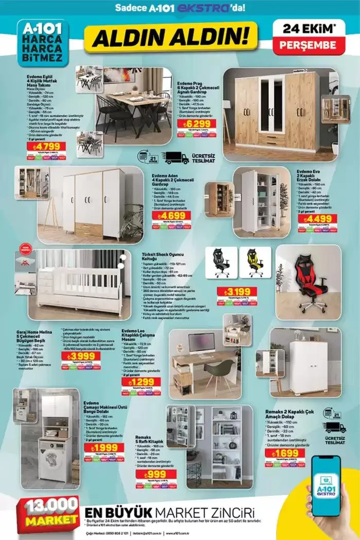 Katalog A101 24 Ekim Aldın Aldın Kataloğu 24 Ekim - 7 Kasım 2024 - aktüel Sayfa 7
