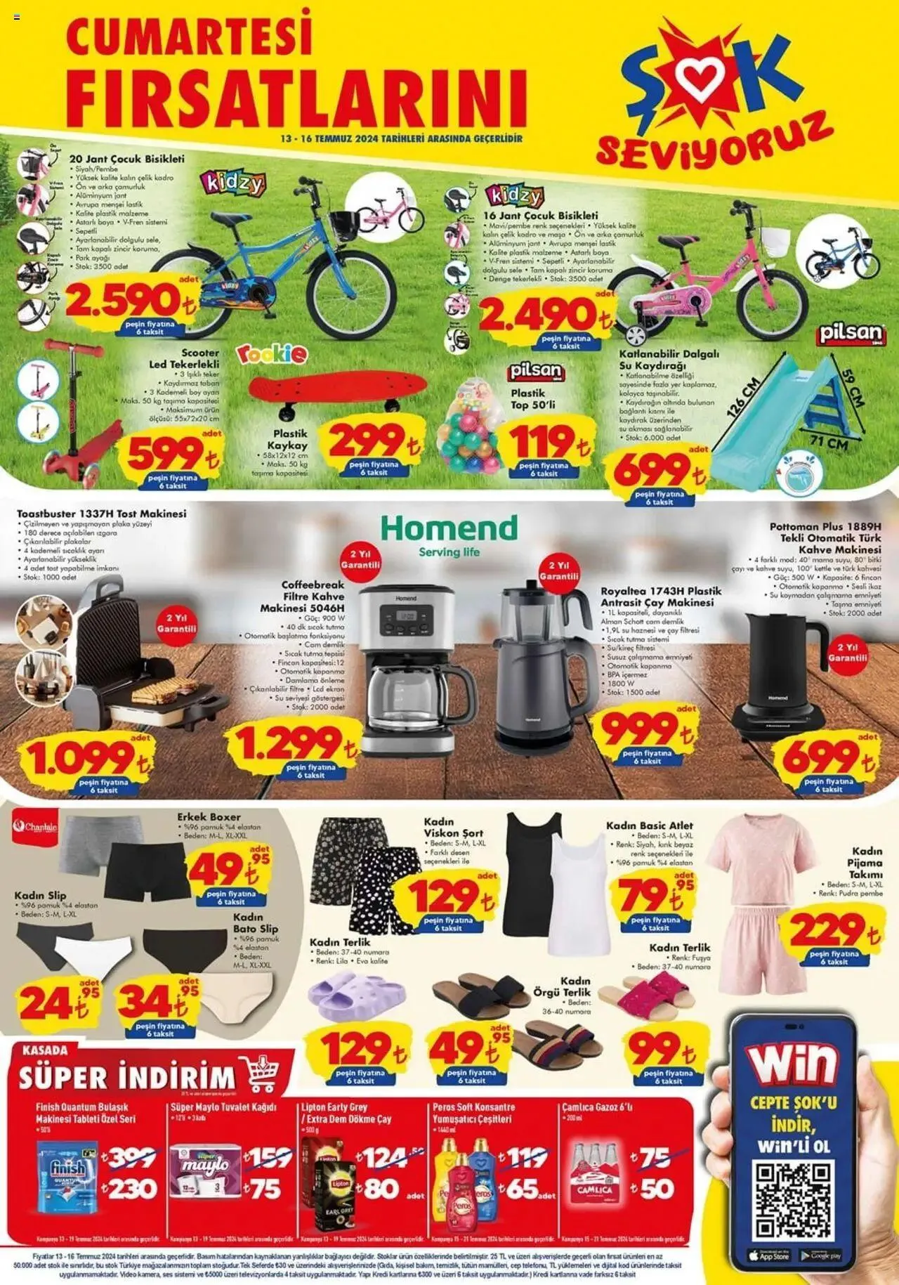 Katalog Şok Market Katalog 13 Temmuz - 16 Temmuz 2024 - aktüel Sayfa 1