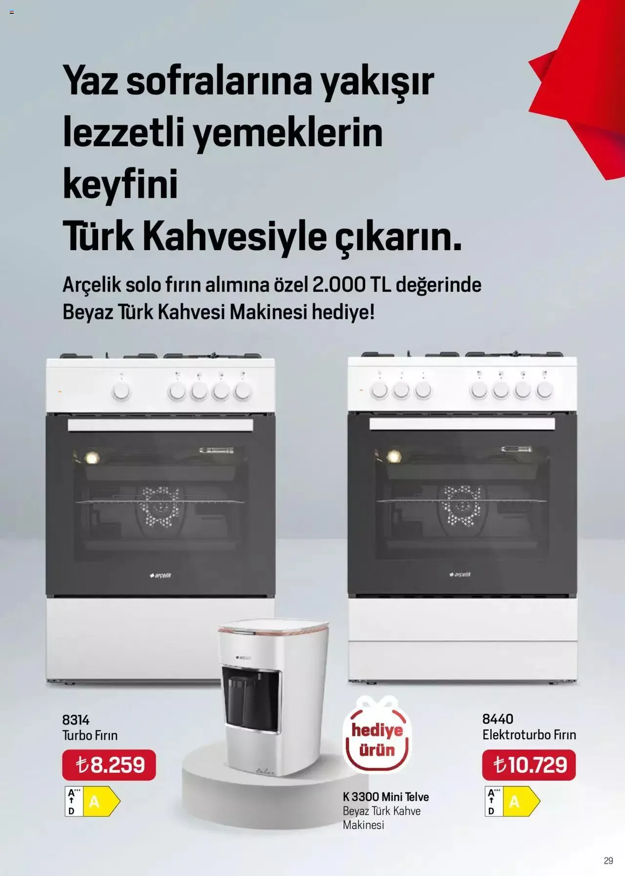 Katalog Arçelik Katalog 16 Ağustos - 31 Ağustos 2023 - aktüel Sayfa 29