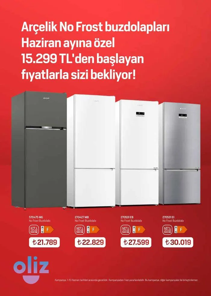 Katalog Arçelik Genel Kataloğu 1 Haziran - 15 Haziran 2024 - aktüel Sayfa 7