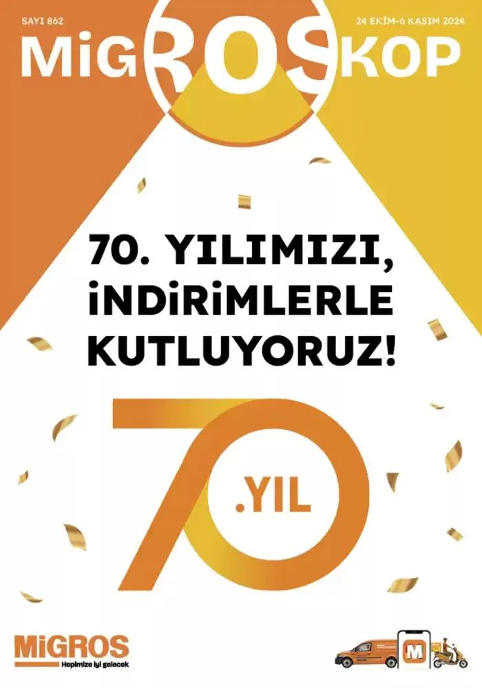 Katalog Migros katalog 25 Ekim - 8 Kasım 2024 - aktüel Sayfa 1