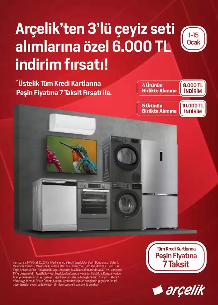 Katalog Arcelik Ankastre Kataloğu 7 Ocak - 15 Ocak 2025 - aktüel Sayfa 1