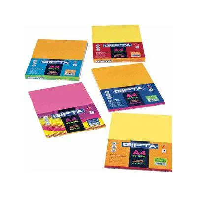 Gıpta Renkli A4Kağıt 5x20 100lü Neon