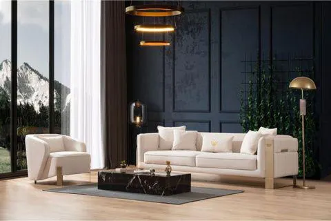 PANAMERA KOLTUK TAKIMI, KREM (IC3-1223)