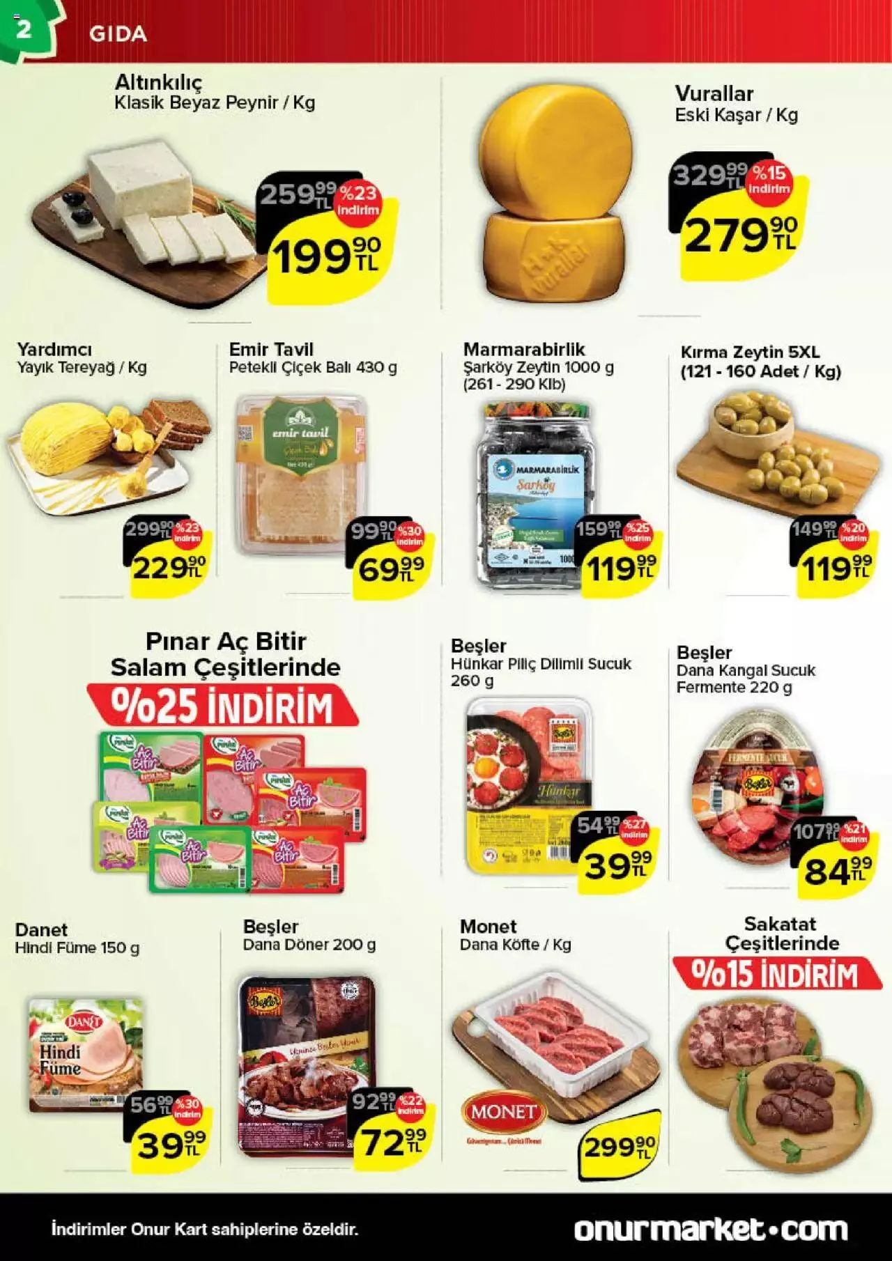 Katalog Onur Market Katalog 9 Kasım - 21 Kasım 2023 - aktüel Sayfa 2