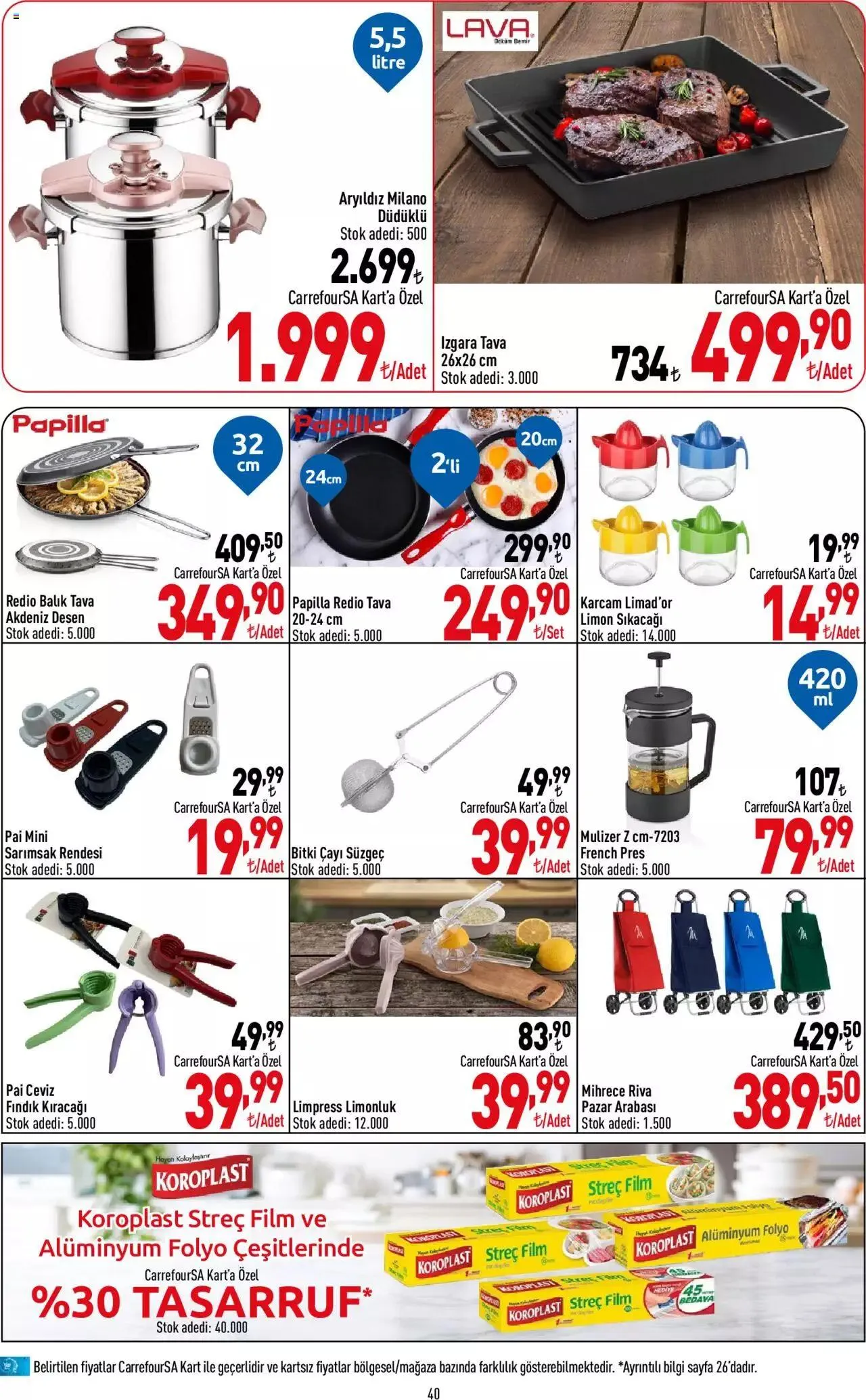 Katalog CarrefourSA Katalog 30 Kasım - 6 Aralık 2023 - aktüel Sayfa 40