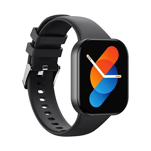 Watch M9038 Amoled HD 1.95" Siyah Akıllı Saat