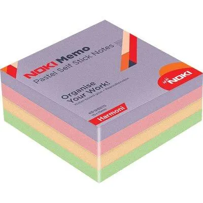 Noki Memo 75x75 Pastel Harmoni Küp Blok 400 Sayfa