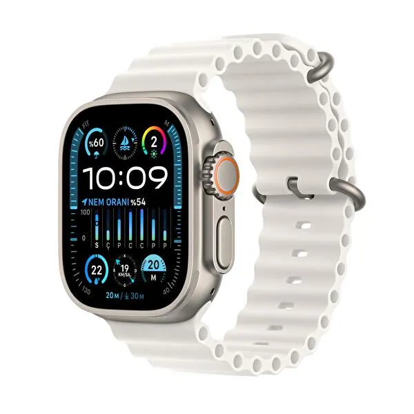 Watch Ultra 2 GPS + Cellular 49mm Titanium Case with White Ocean Band