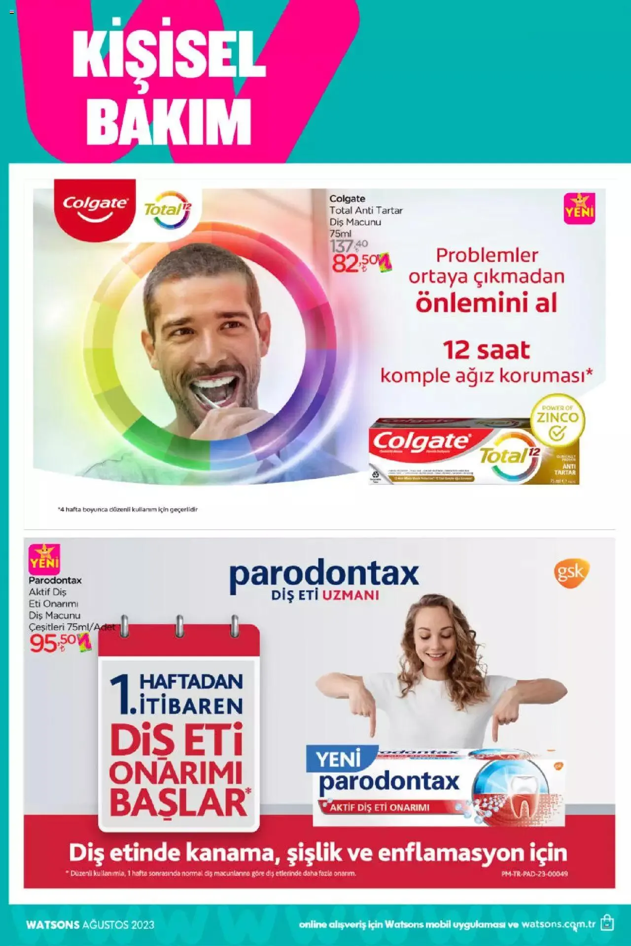 Katalog Watsons Katalog 9 Ağustos - 3 Eylül 2023 - aktüel Sayfa 34