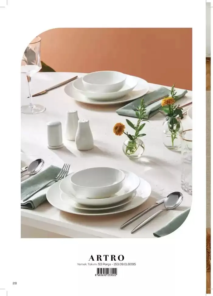 Katalog Sofra 2 İlkbahar 30 Ekim - 31 Aralık 2024 - aktüel Sayfa 28