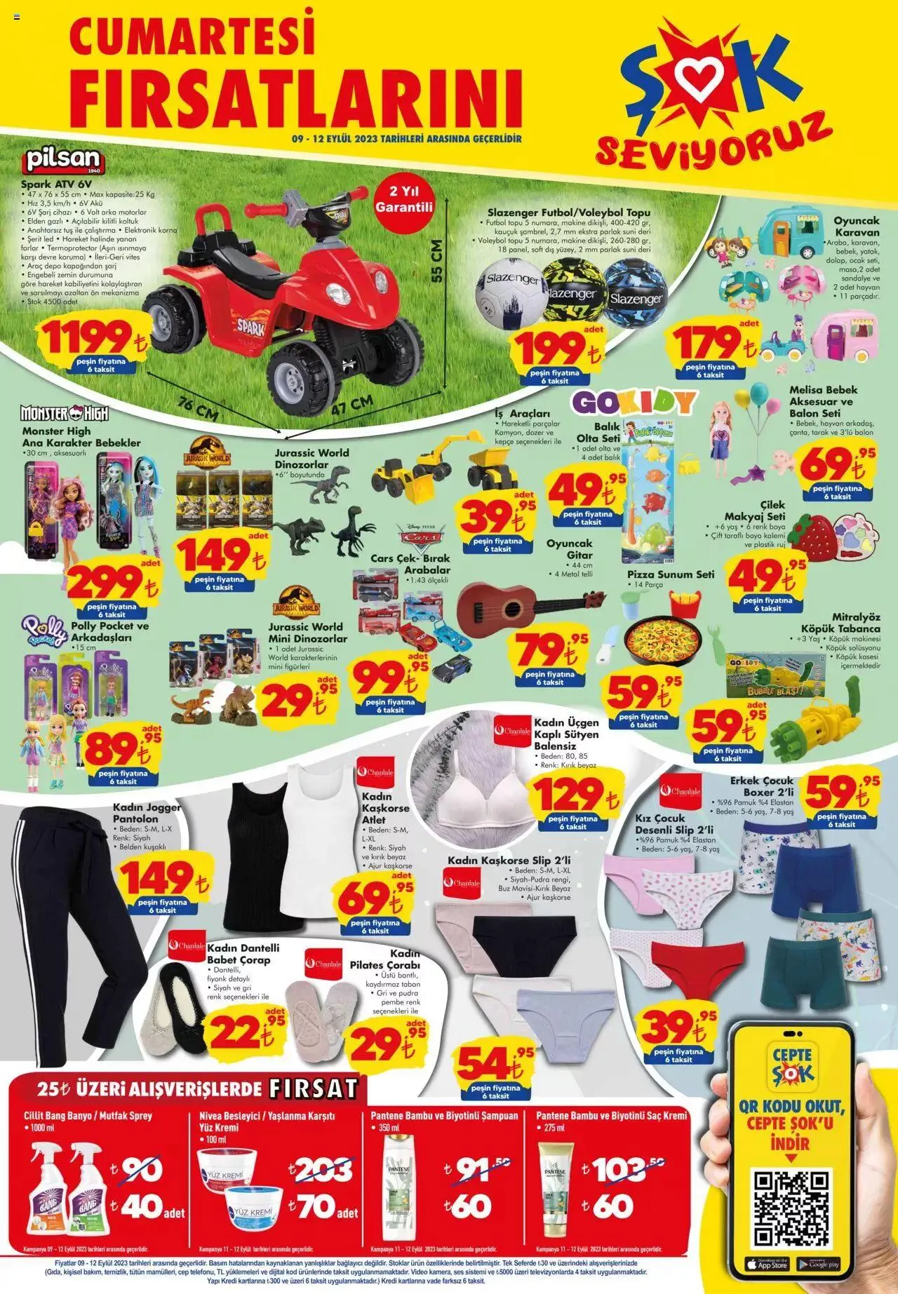 Katalog Şok Market Katalog - Haftasonu 9 Eylül - 12 Eylül 2023 - aktüel Sayfa 1
