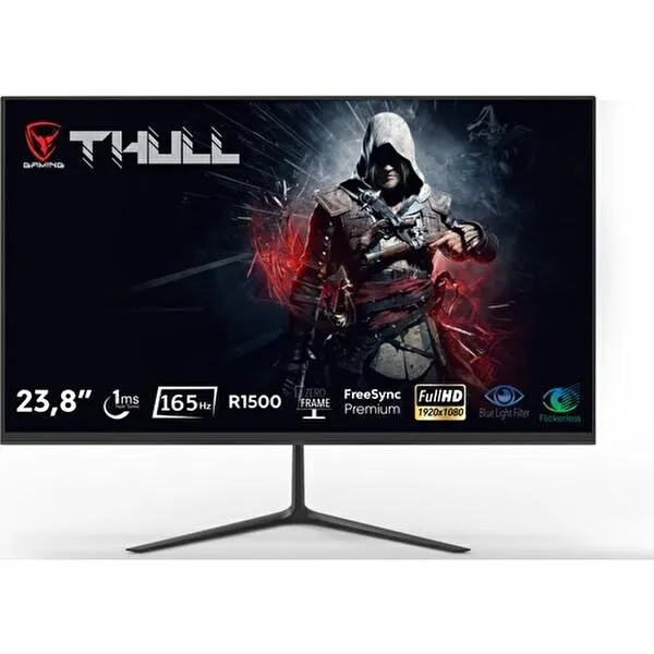 TG-238F 23.8" 1 MS 165 Hz FreeSync Premium HDR300 Frameless VA LED FHD Oyuncu Monitörü