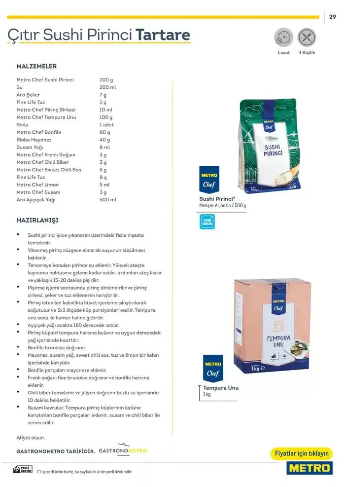 Katalog Metro Markalı Profesyonel Çözümler 7 Şubat - 31 Aralık 2025 - aktüel Sayfa 29