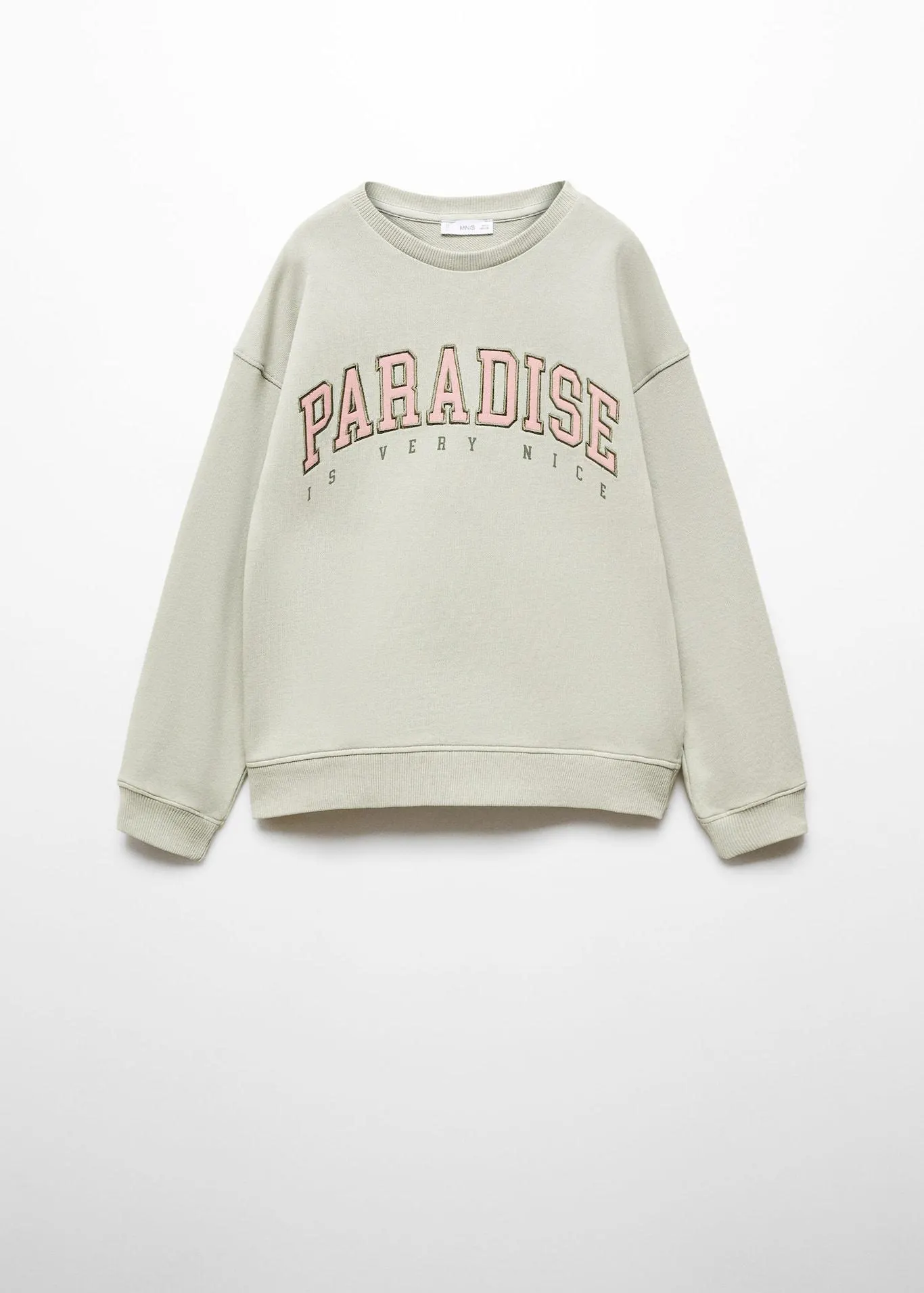 Yazılı ve desenli sweatshirt