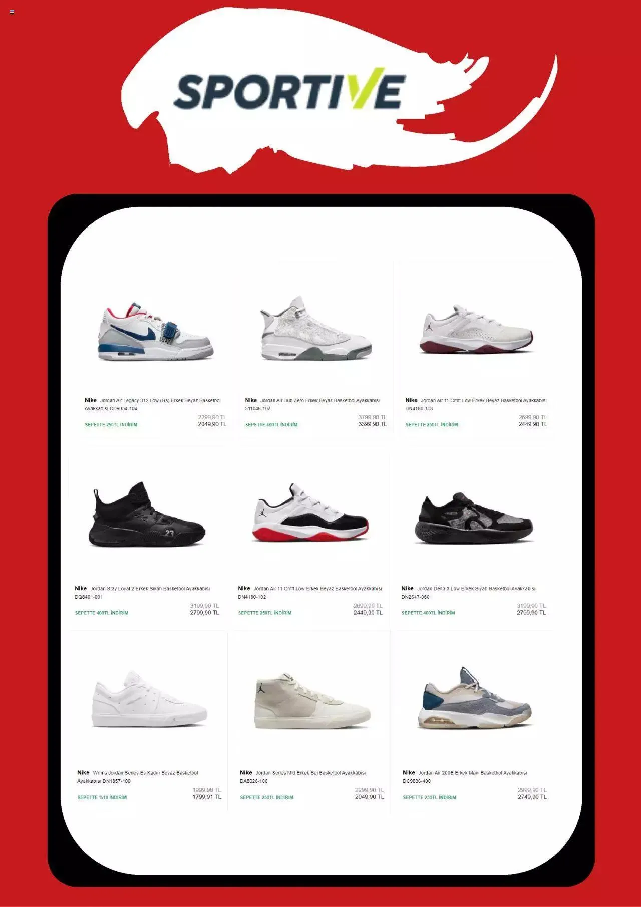 Katalog Sportive Katalog 9 Haziran - 31 Aralık 2023 - aktüel Sayfa 3