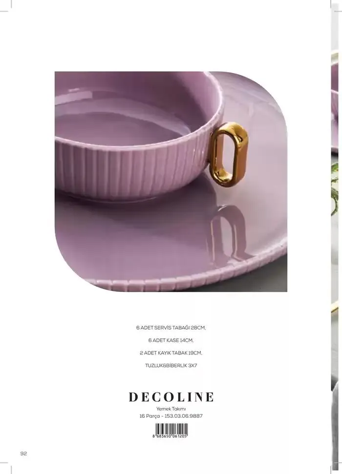Katalog Sofra 2 İlkbahar 30 Ekim - 31 Aralık 2024 - aktüel Sayfa 92