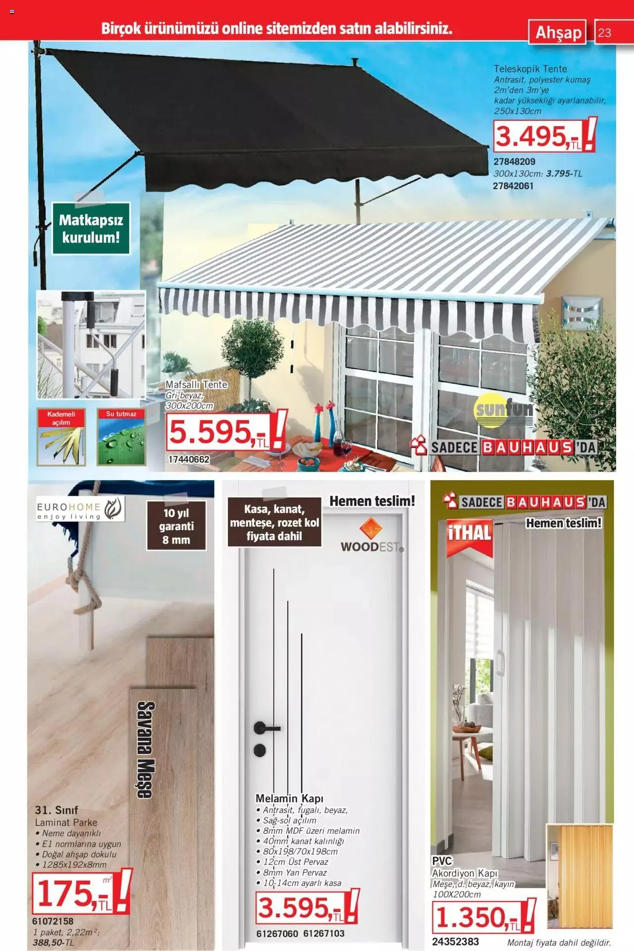 Katalog Bauhaus Katalog 29 Nisan - 31 Aralık 2024 - aktüel Sayfa 23