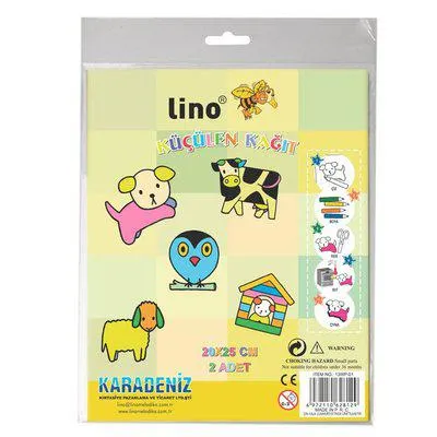 Lino Küçülen Kağıt 2li 20x25 cm