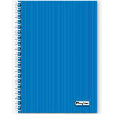 Myline Nova A4 Plastik Kapak 120 Yaprak Kareli Defter