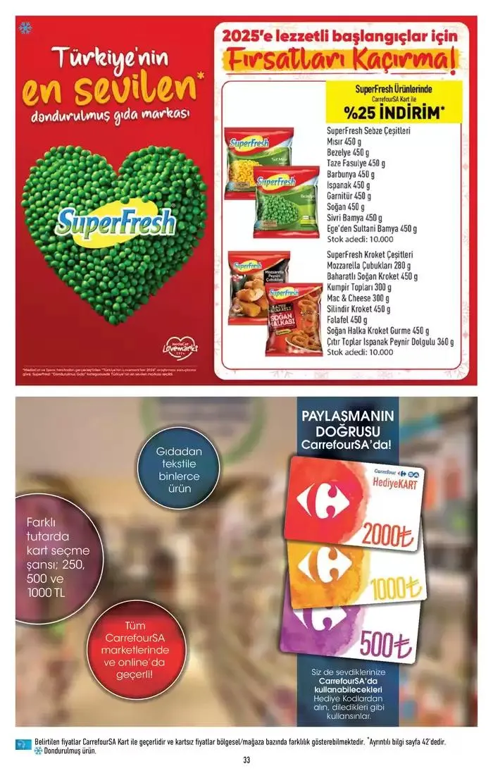 Katalog Kataloglar CarrefourSA 3 Ocak - 15 Ocak 2025 - aktüel Sayfa 33