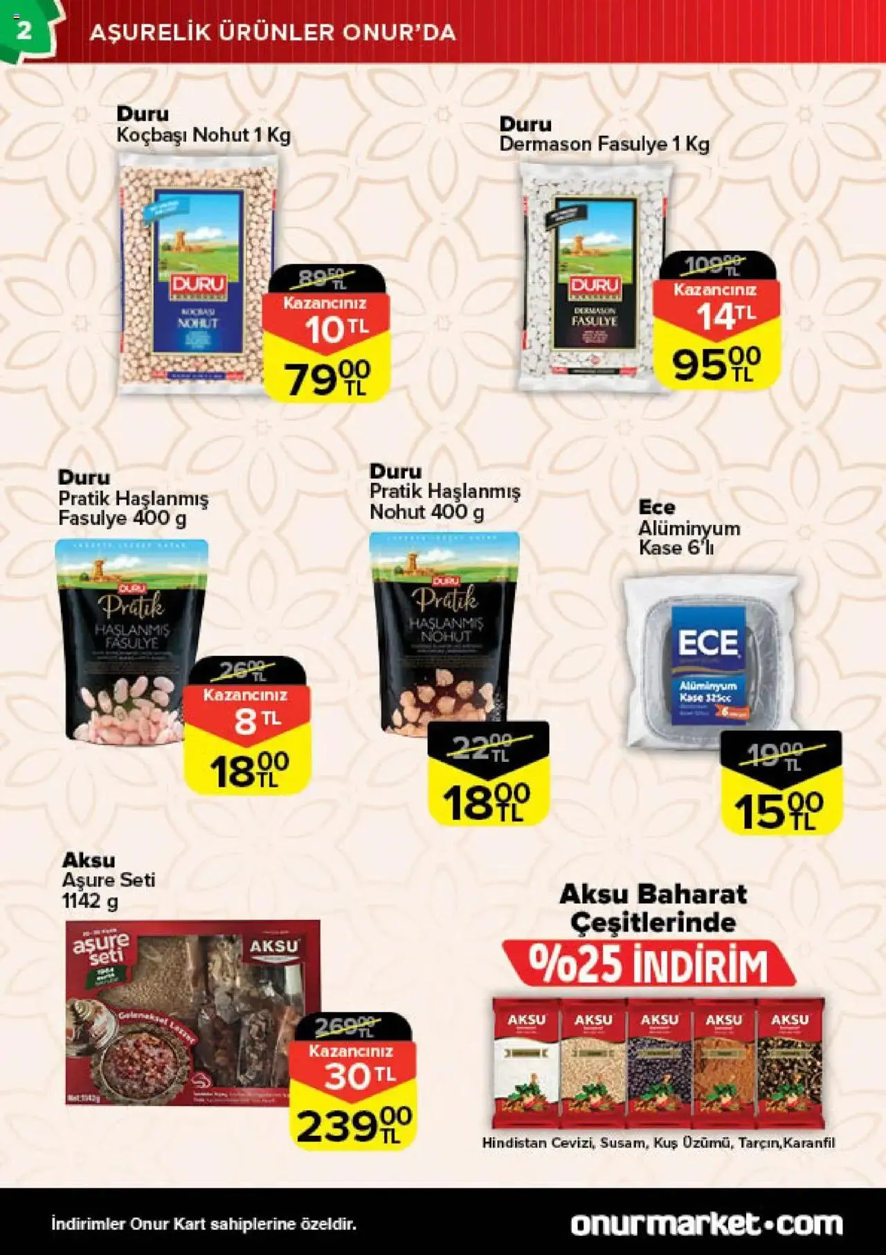 Katalog Onur Market Katalog Bursa 4 Temmuz - 17 Temmuz 2024 - aktüel Sayfa 2