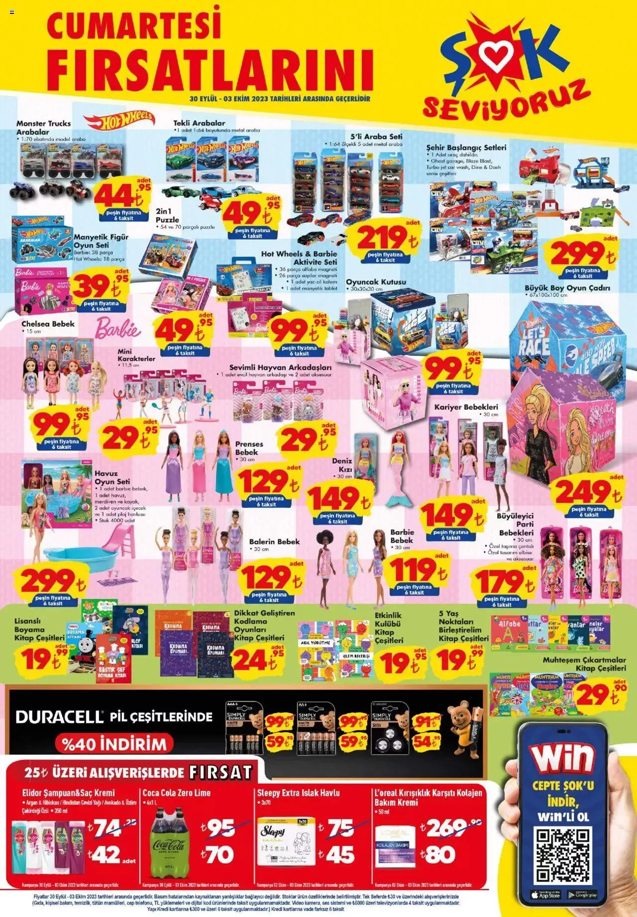 Katalog Şok Market Katalog - Haftasonu 30 Eylül - 3 Ekim 2023 - aktüel Sayfa 1