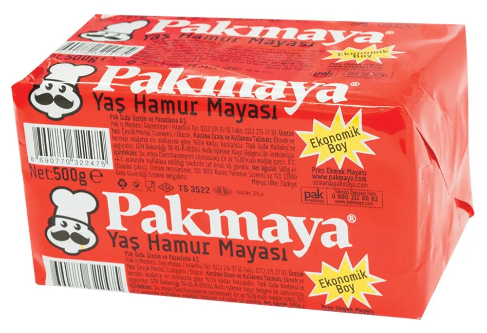 Pakmaya Yaş Hamur Mayası 500 g