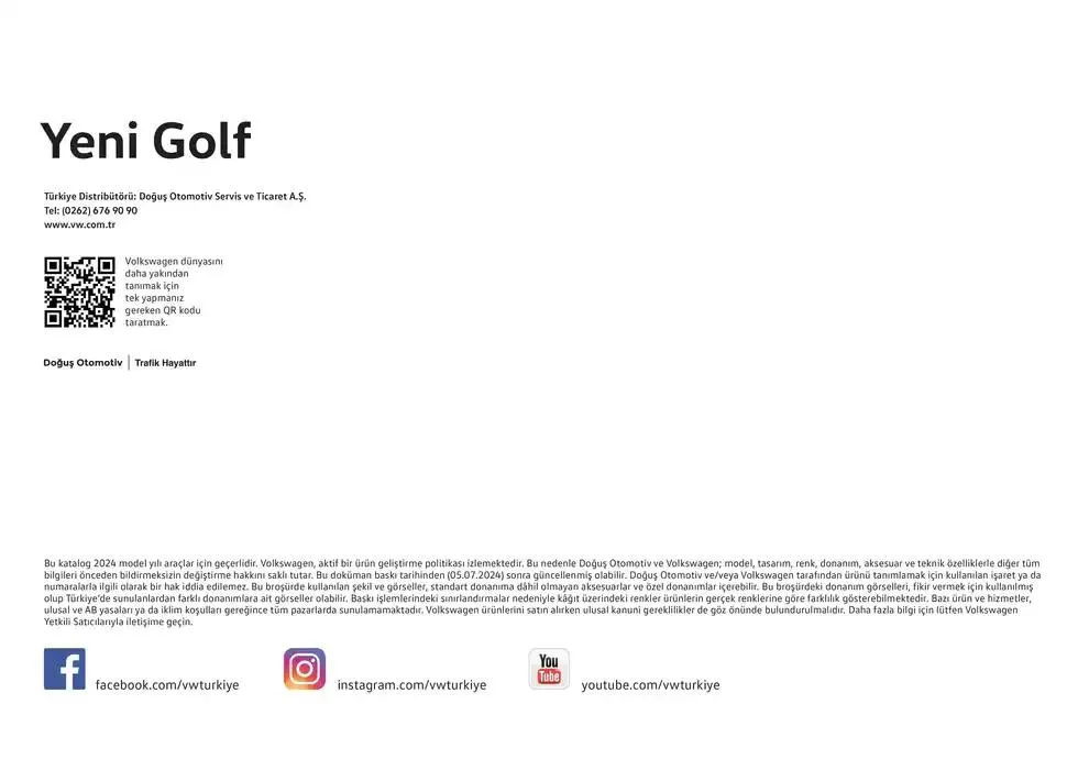Katalog Volkswagen Yeni Golf 24 Ocak - 24 Ocak 2026 - aktüel Sayfa 26