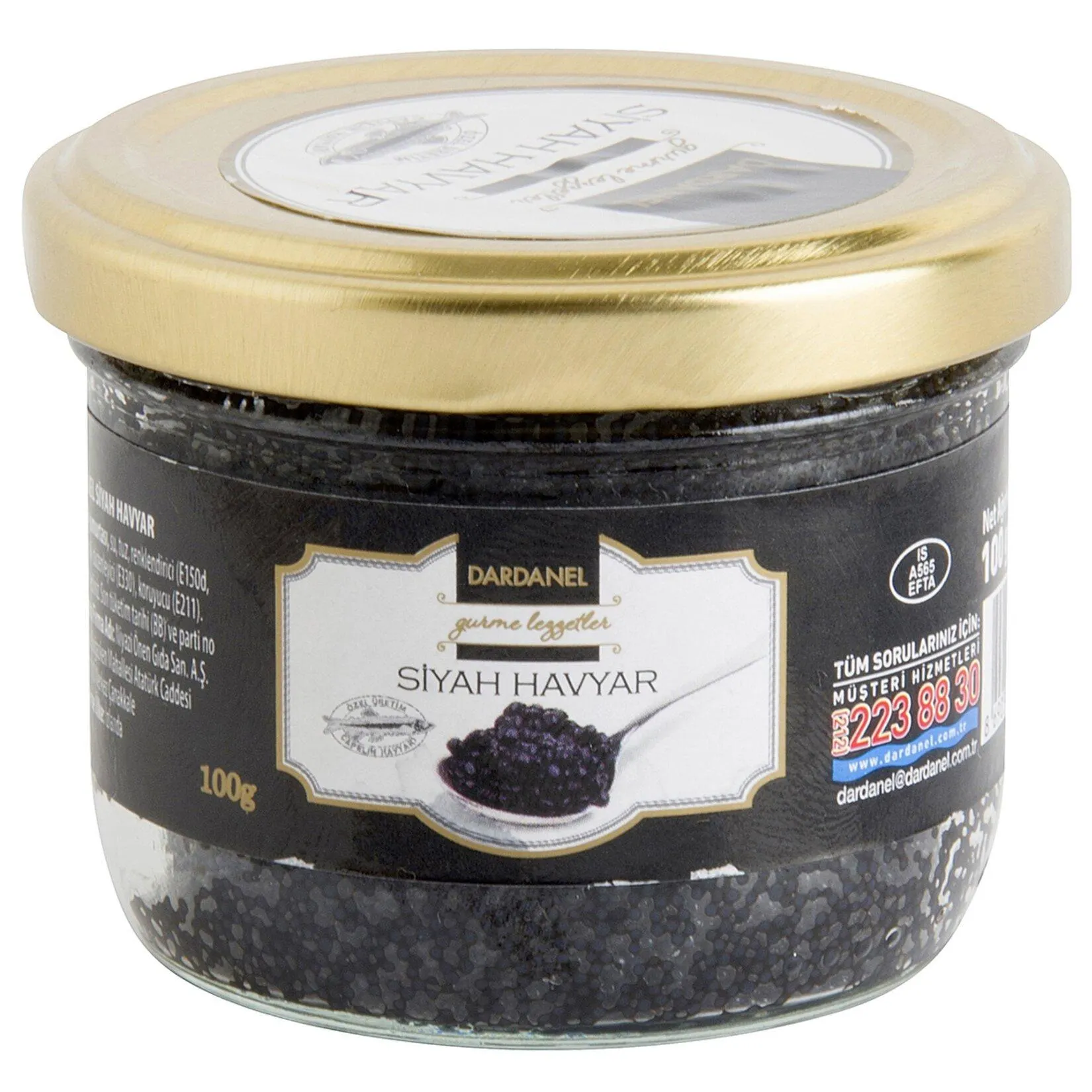 Dardanel Siyah Havyar 100 G