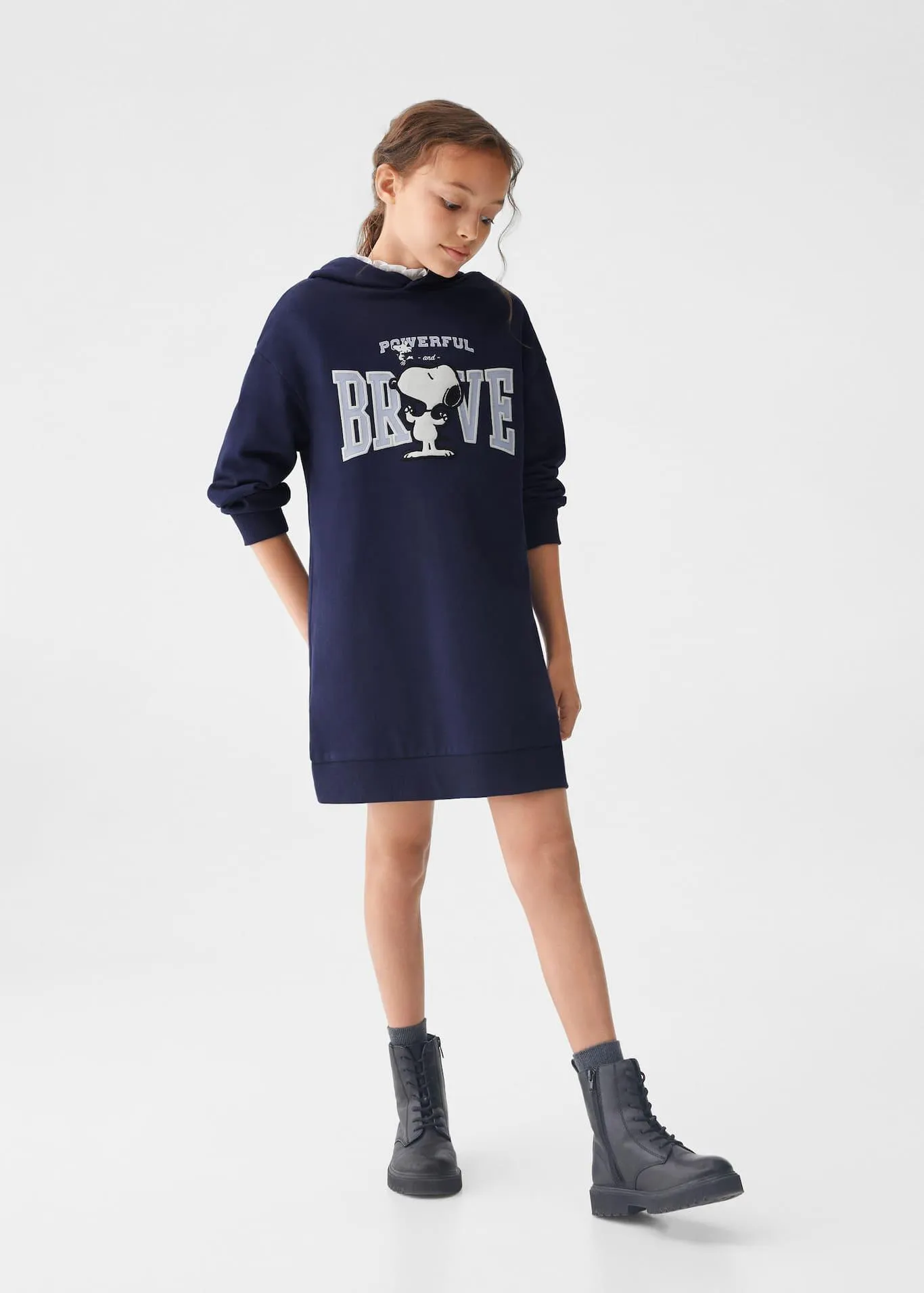 Snoopy sweatshirt elbise