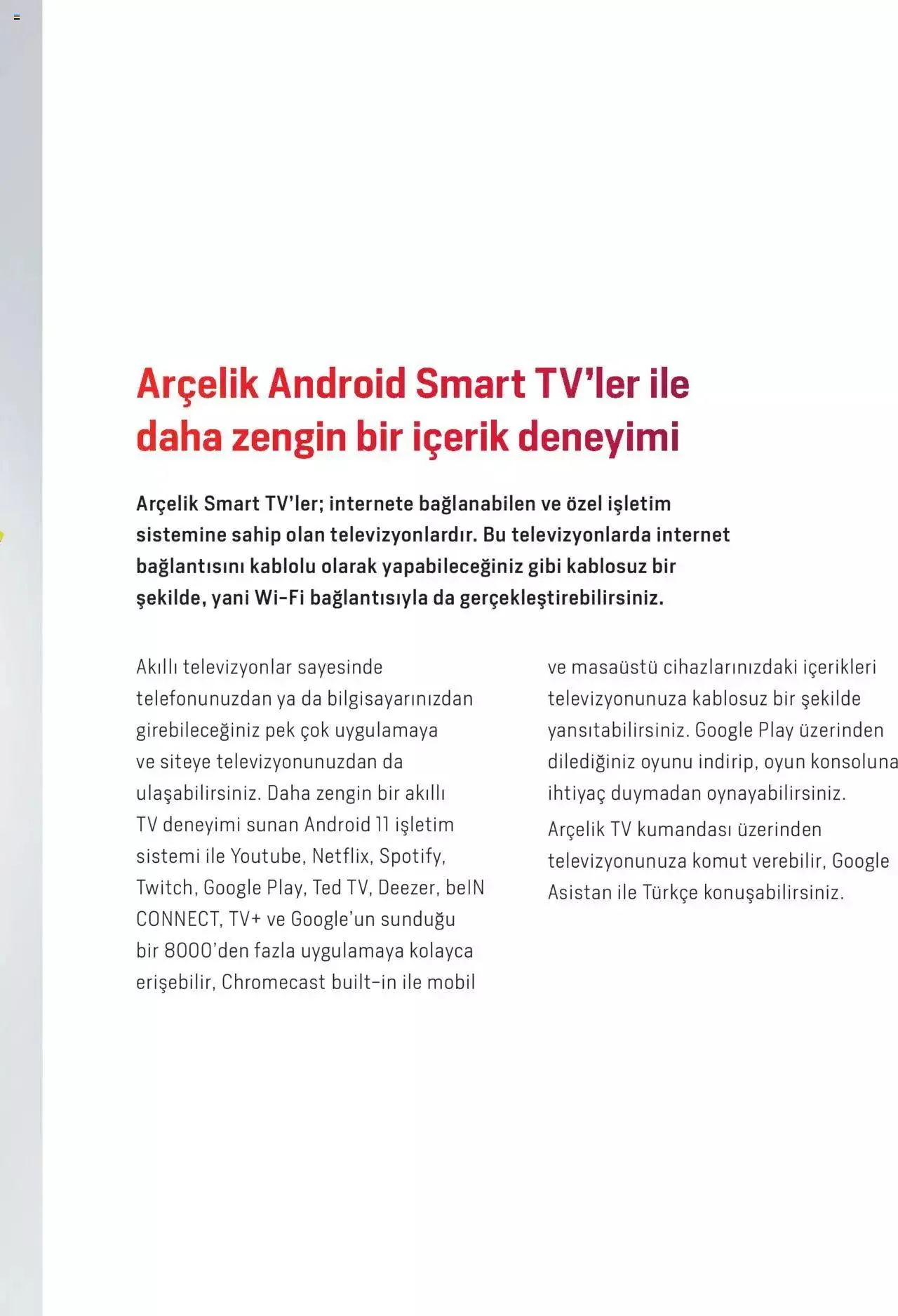 Katalog Arçelik Katalog - TV Ürün Gamı 1 Eylül - 31 Aralık 2023 - aktüel Sayfa 13