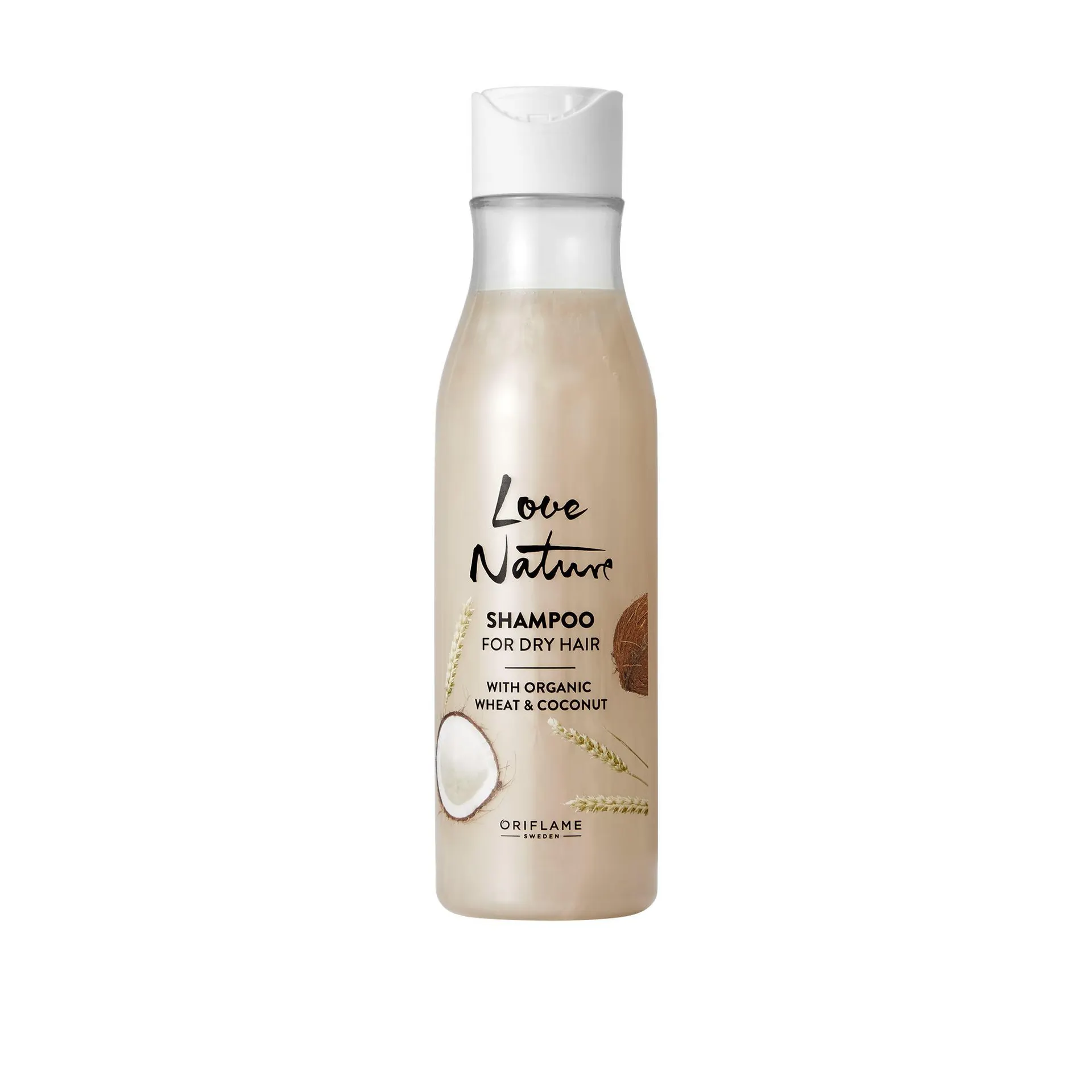 Love Nature Organic Wheat & Coconut -shampoo kuiville hiuksille
