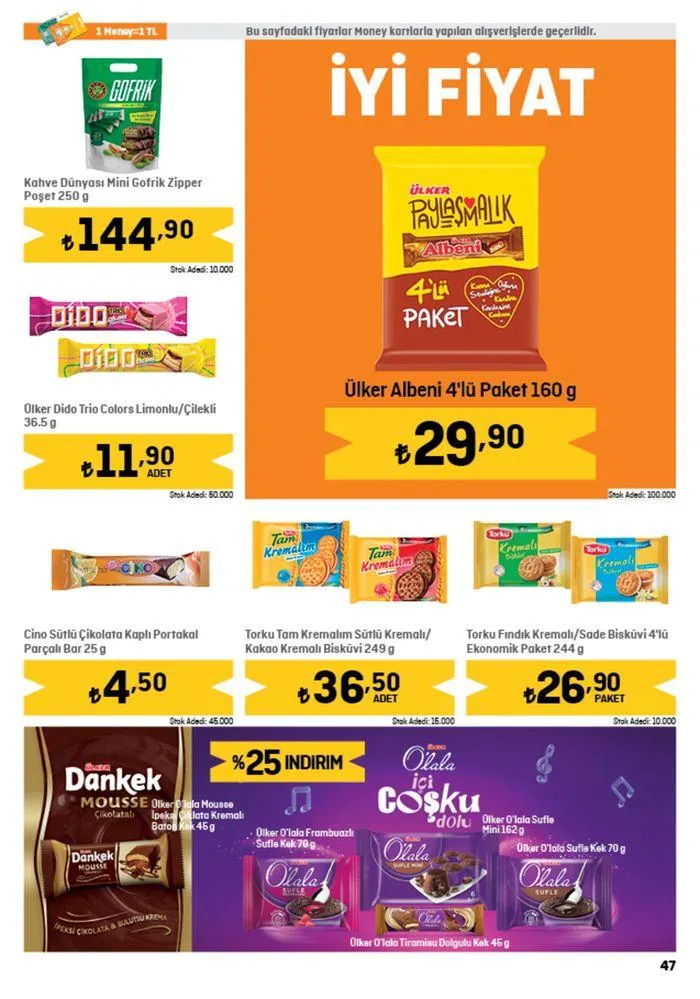 Katalog Migros katalog 27 Haziran - 11 Temmuz 2024 - aktüel Sayfa 47