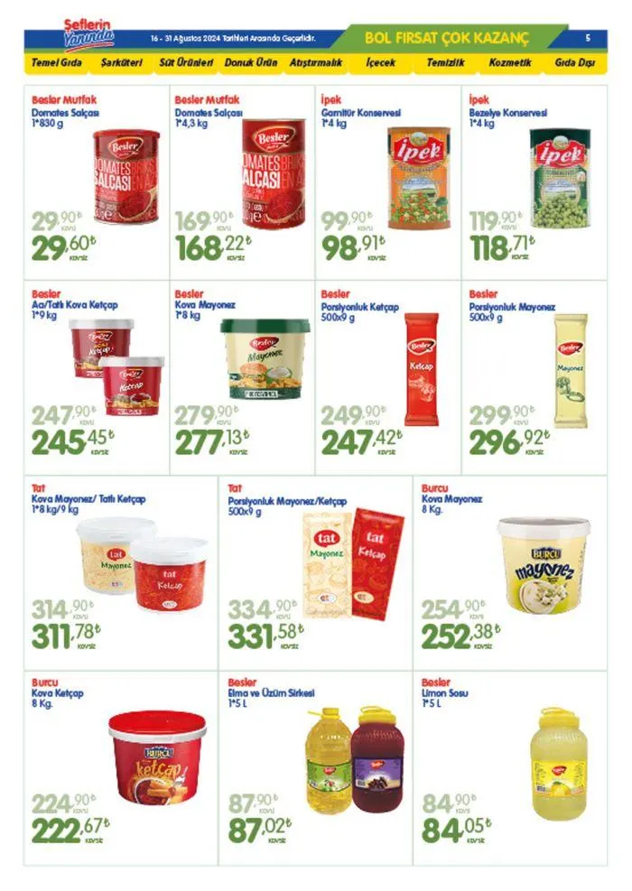 Katalog Bizim Toptan katalog 20 Ağustos - 3 Eylül 2024 - aktüel Sayfa 5