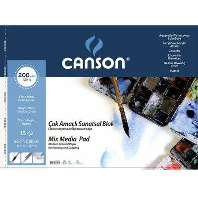 Canson 35 X 50 Çok Amaçlı Sanatsal Blok