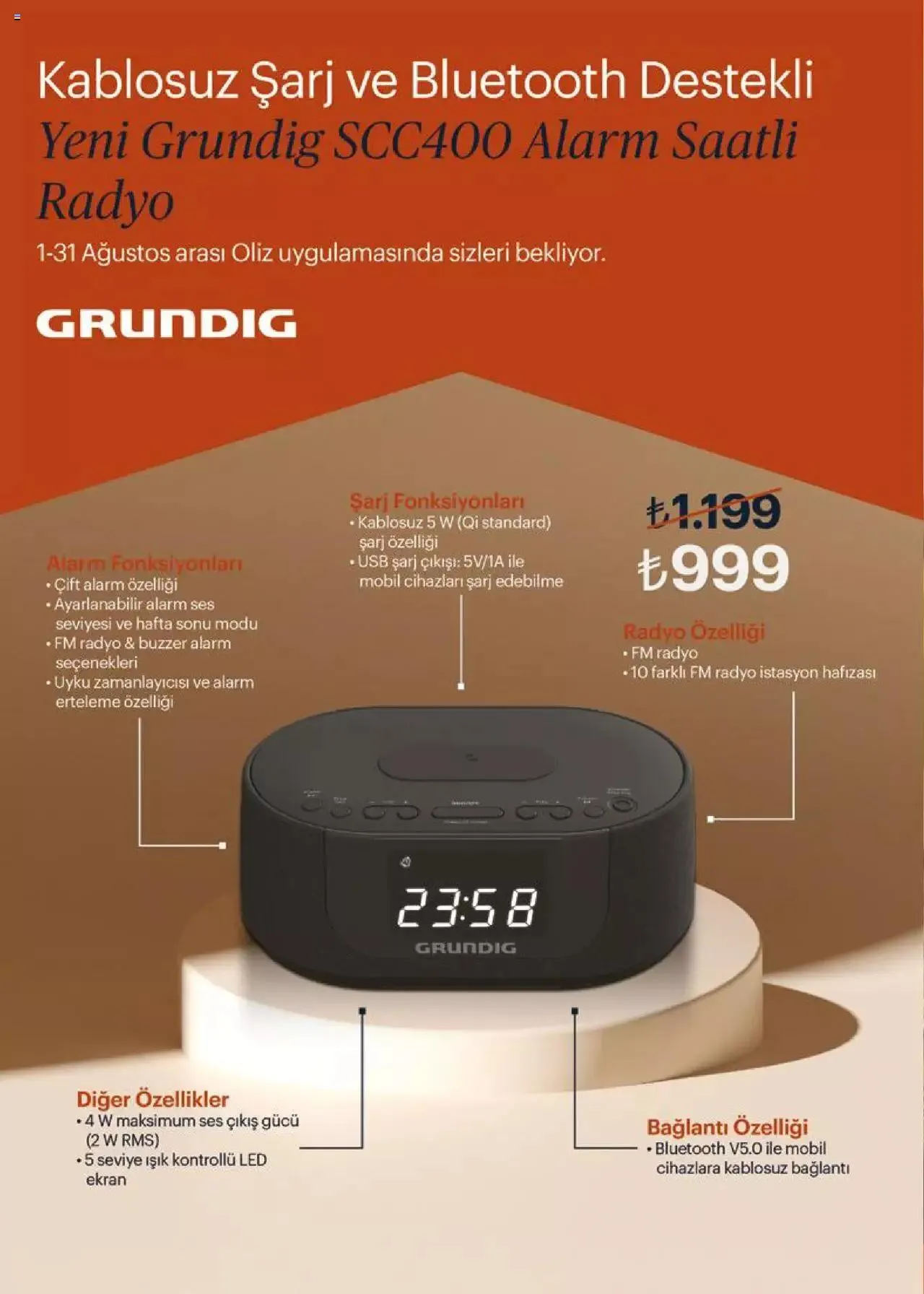 Katalog Arçelik Katalog 16 Ağustos - 31 Ağustos 2023 - aktüel Sayfa 96