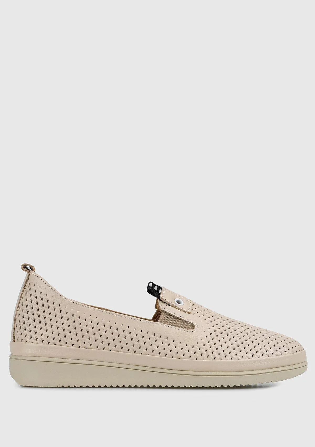 Eclipse Bej Deri Kadın Ayakkabı