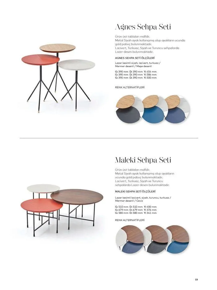 Katalog SEHPA VE PUFLAR KATALOĞU 23 Ocak - 31 Aralık 2024 - aktüel Sayfa 23