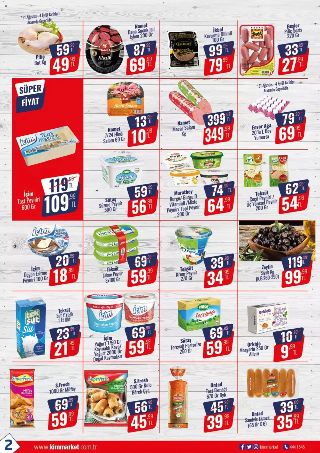 Katalog Kim Market - Ege 31 Ağustos - 15 Eylül 2023 - aktüel Sayfa 2