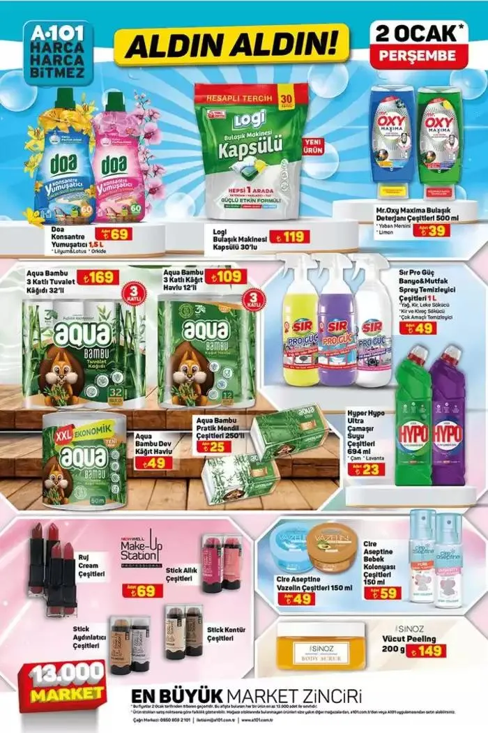 Katalog A101 2 Ocak Aldın Aldın Kataloğu 28 Aralık - 11 Ocak 2025 - aktüel Sayfa 7