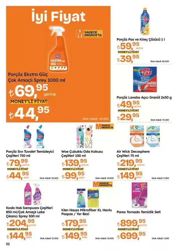 Katalog Migros katalog 9 Ocak - 22 Ocak 2025 - aktüel Sayfa 52