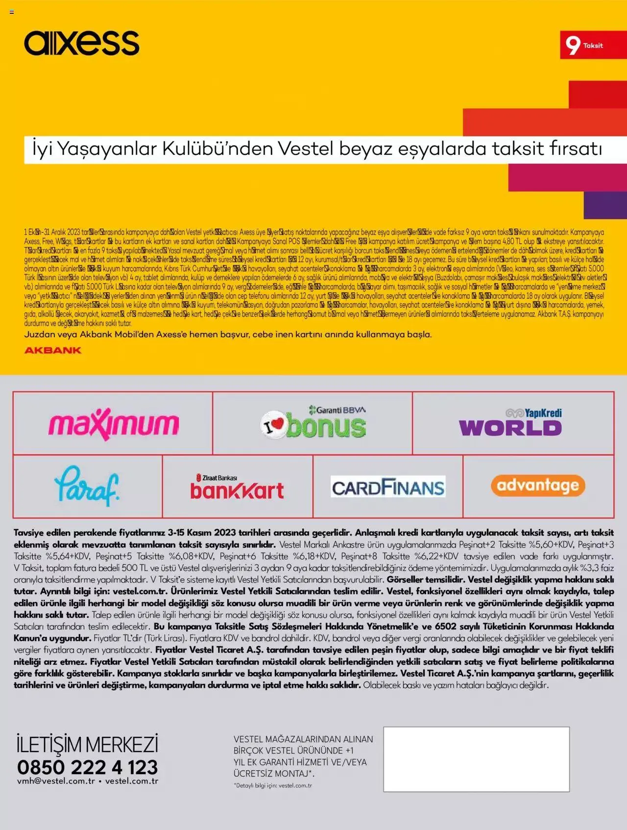 Katalog Vestel - Ankastre Ürünler 1 Kasım - 15 Kasım 2023 - aktüel Sayfa 24