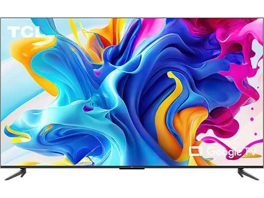TCL 50C645GTV 50 inç 126 Ekran Uydu Alıcılı Smart 4K UHD QLED Google TV Siyah