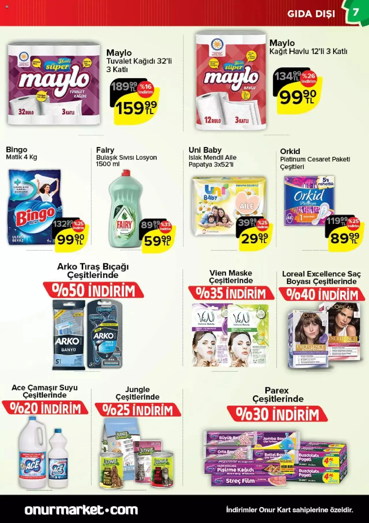 Katalog Onur Market Katalog 31 Ağustos - 12 Eylül 2023 - aktüel Sayfa 7